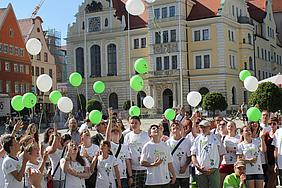 Auftakt der 72-Stunden-Aktion in Ingolstadt. pde-Foto: Carolin Daucher